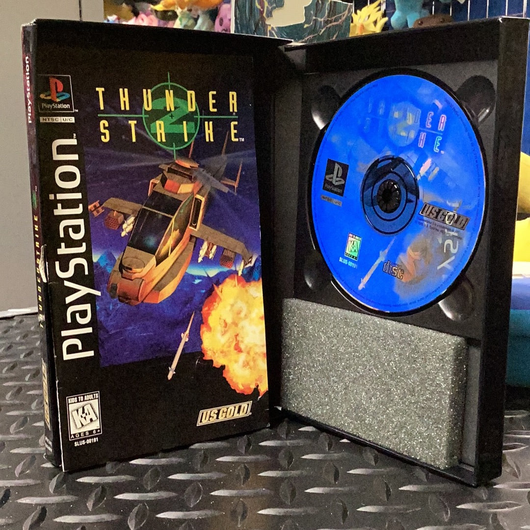 Thunder Strike 2 (Longbox) - PS1 Game - Used