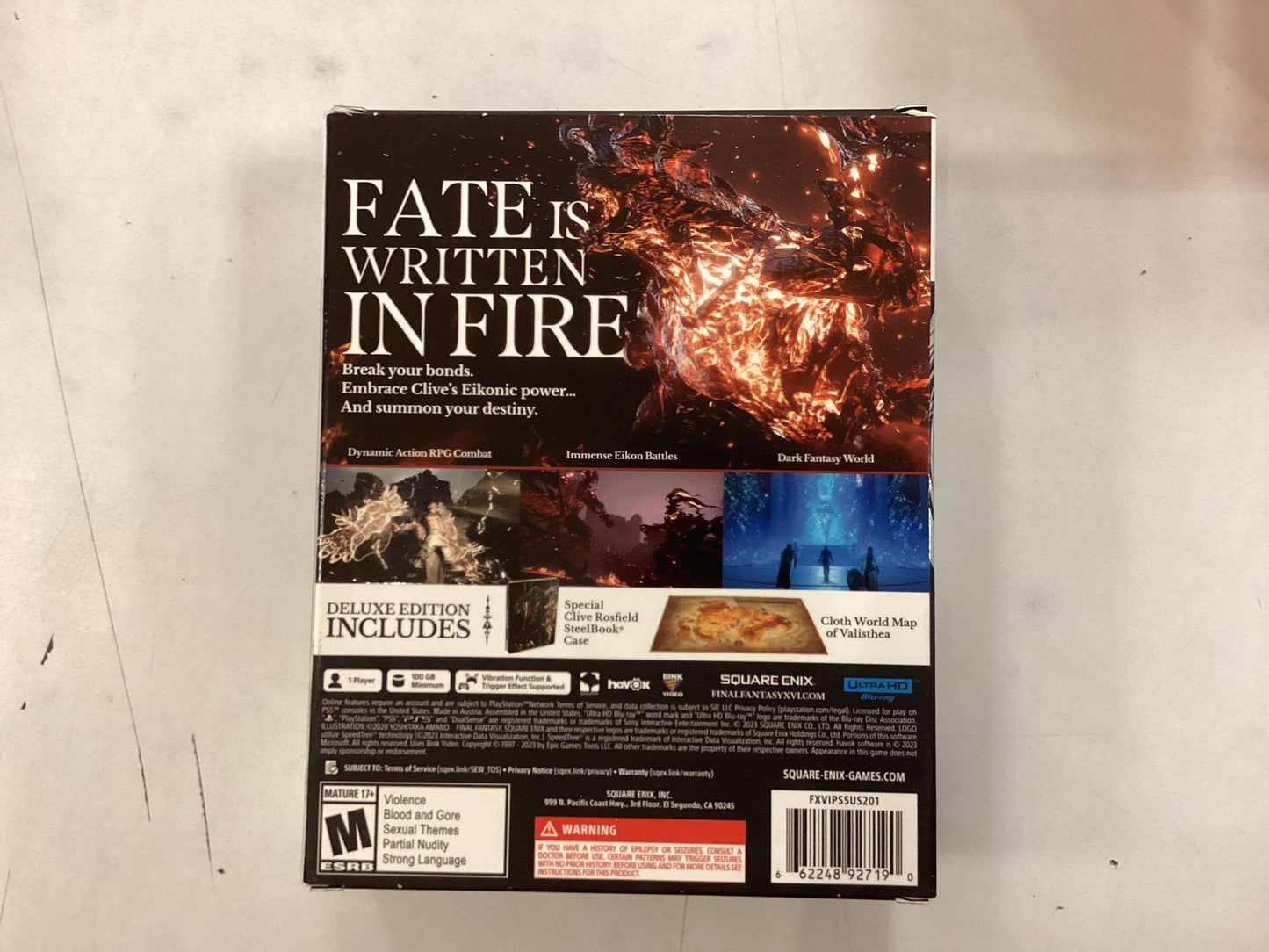 Final Fantasy XVI: DELUXE EDITION - PS5 Game - Used