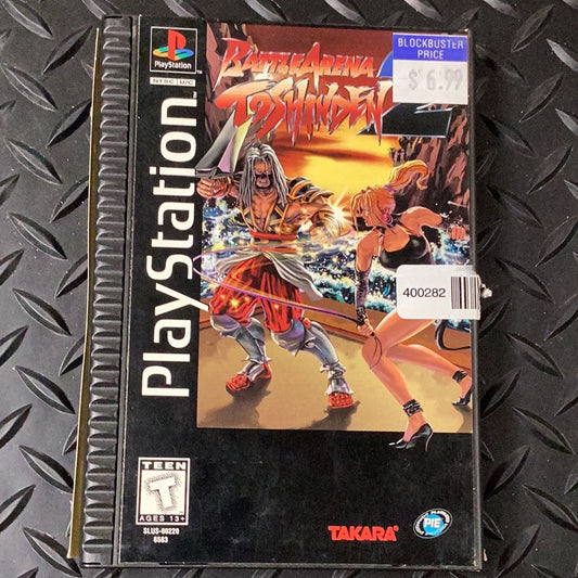 Battle Arena Toshinden 2 (Longbox) - PS1 Game - Used