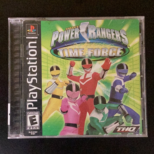 Power Rangers Time Force - PS1 Game - Used