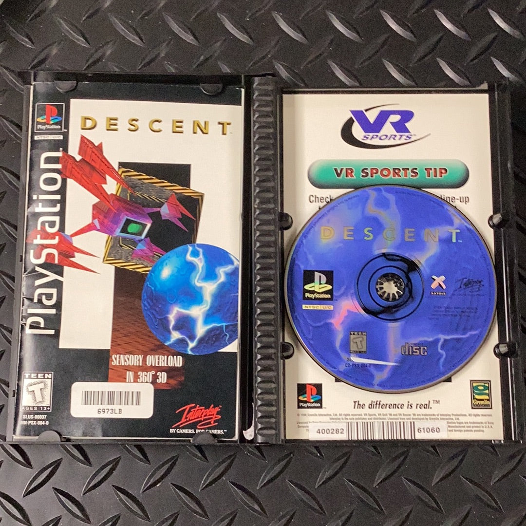 Descent (Longbox) - PS1 Game - Used