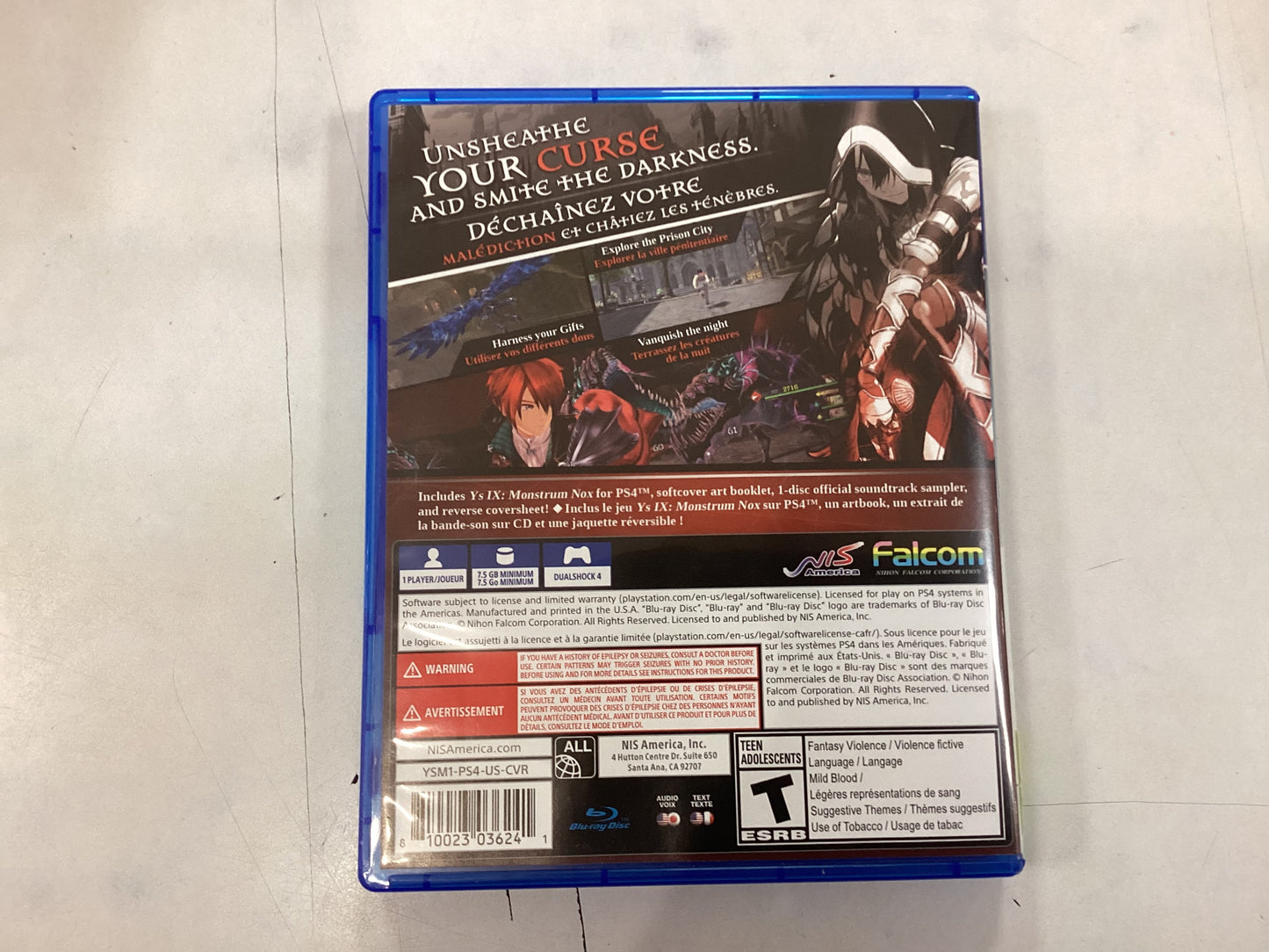 YS Monstrum Nox IX - PS4 - Used