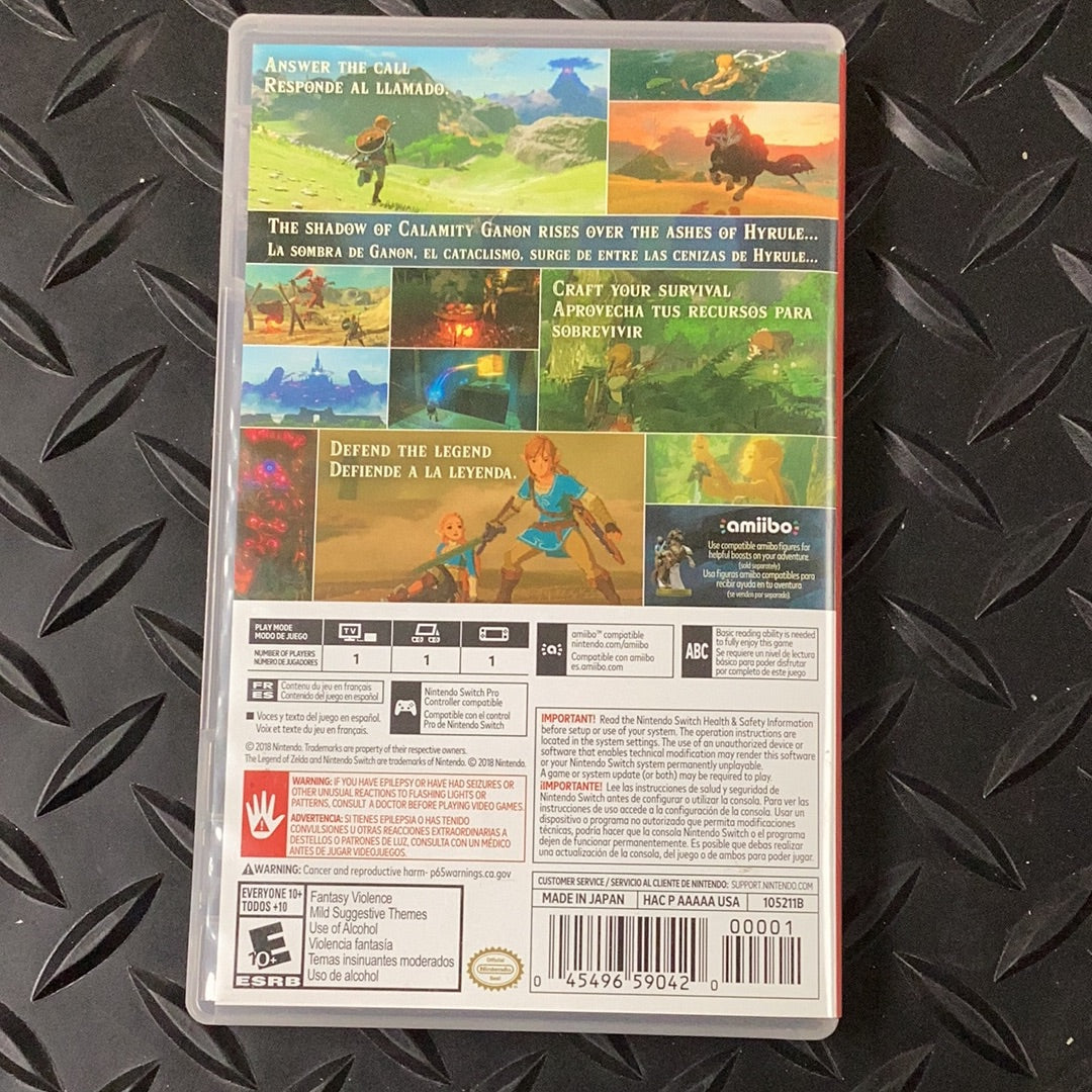 Legend of Zelda Breath of the Wild - Switch - Used