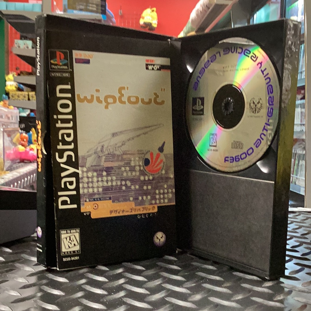 Wipeout (Longbox) - PS1 Game - Used