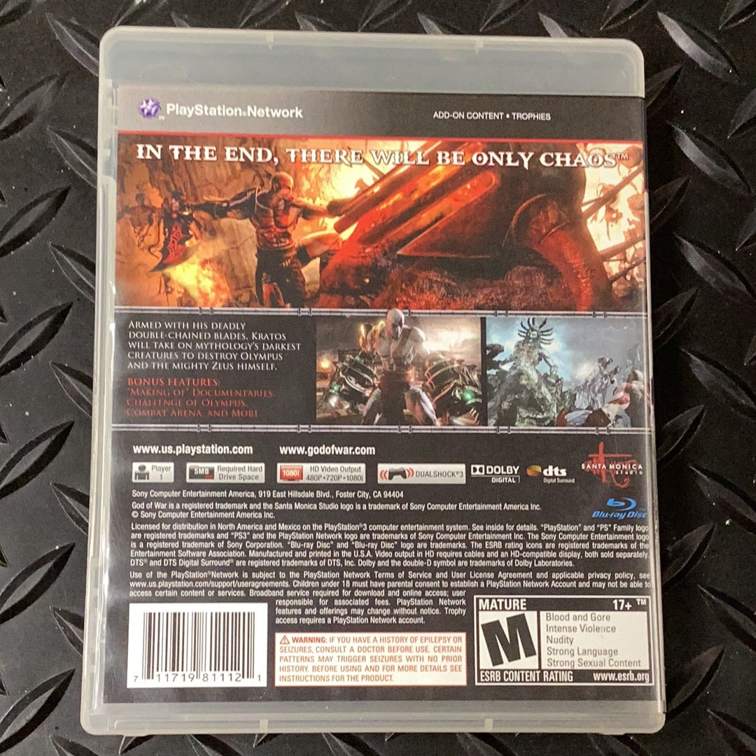 God of War 3 - PS3 Game - Used