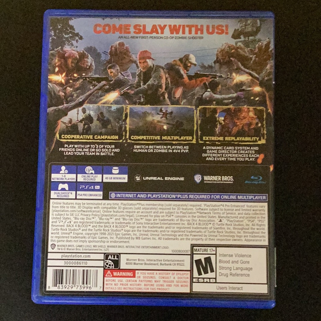 Back 4 Blood Ultimate Edition - PS4 Game - Used