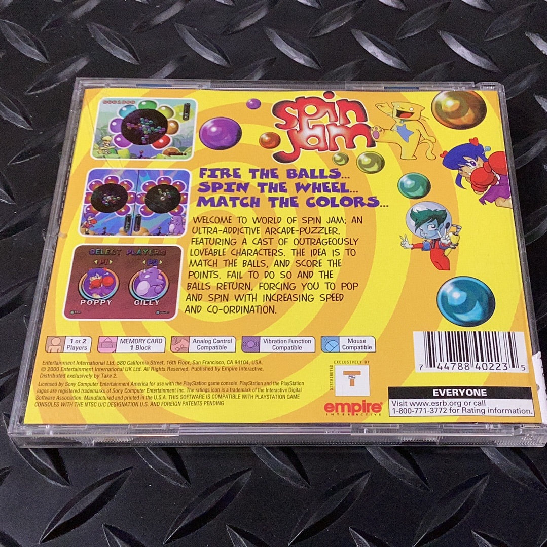 Spin Jam - Ps1 - used
