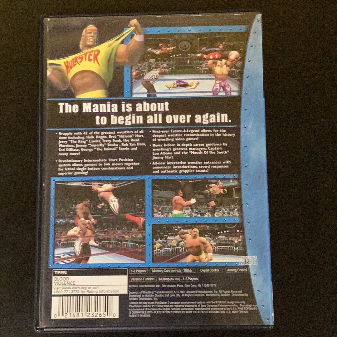 Legends of Wrestling - PS2 Game - Used