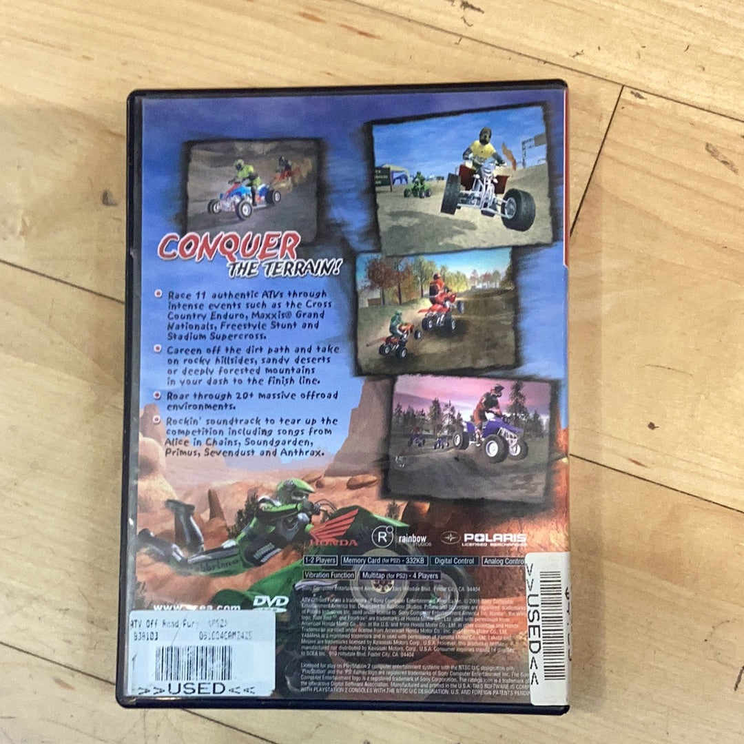 ATV Offroad Fury - PS2 Game - Used