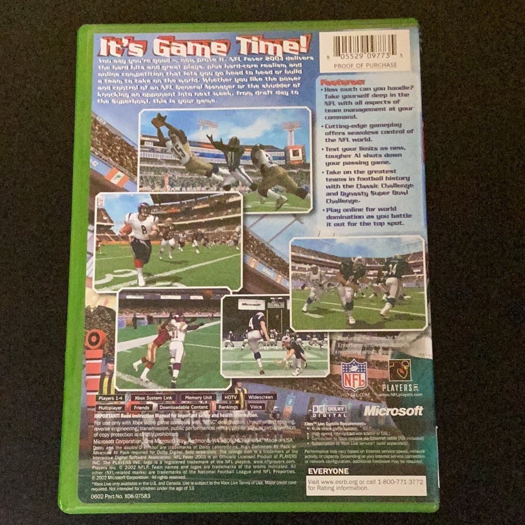 NFL Fever 2003 - Xbox - Used