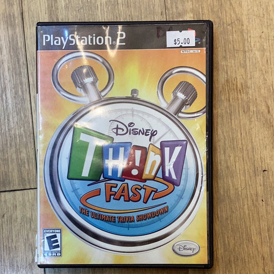 Disney Think Fast - PS2 - Used