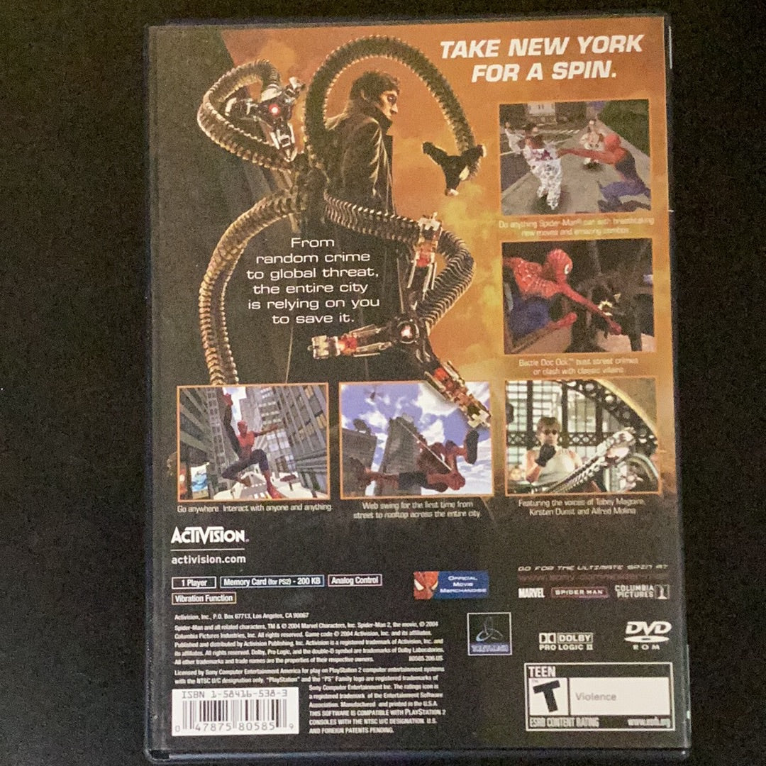 Spider-Man 2 - PS2 Game - Used