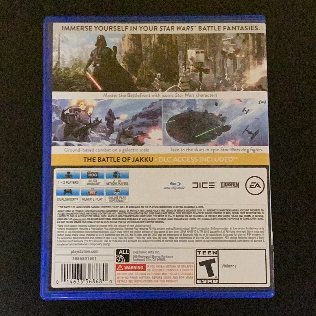 Star Wars Battlefront - PS4 Game - Used