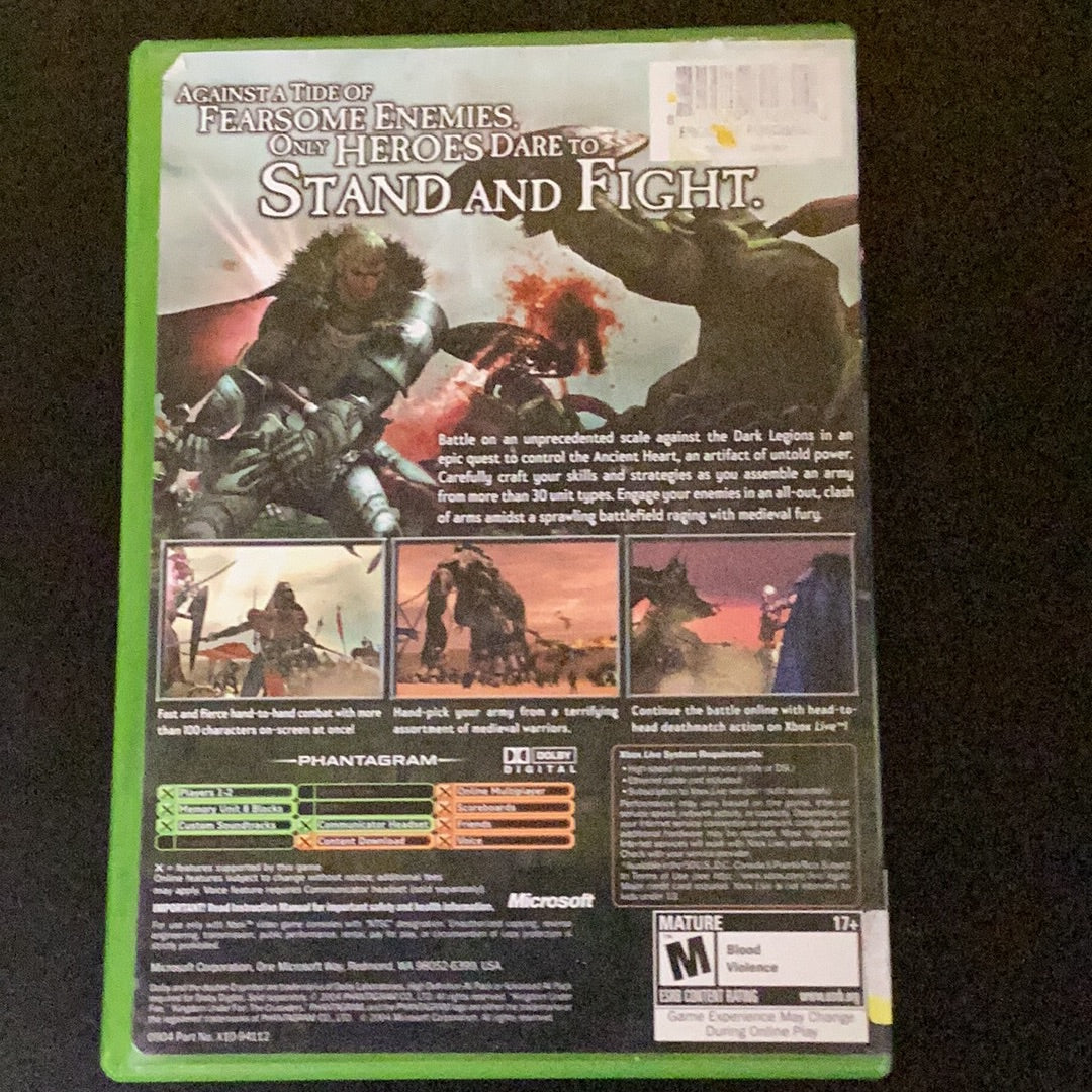 Kingdom Under Fire The Crusaders - Xbox - Used