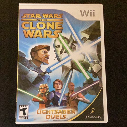 Star Wars The Clone Wars Lightsaber Duels - Wii - Used