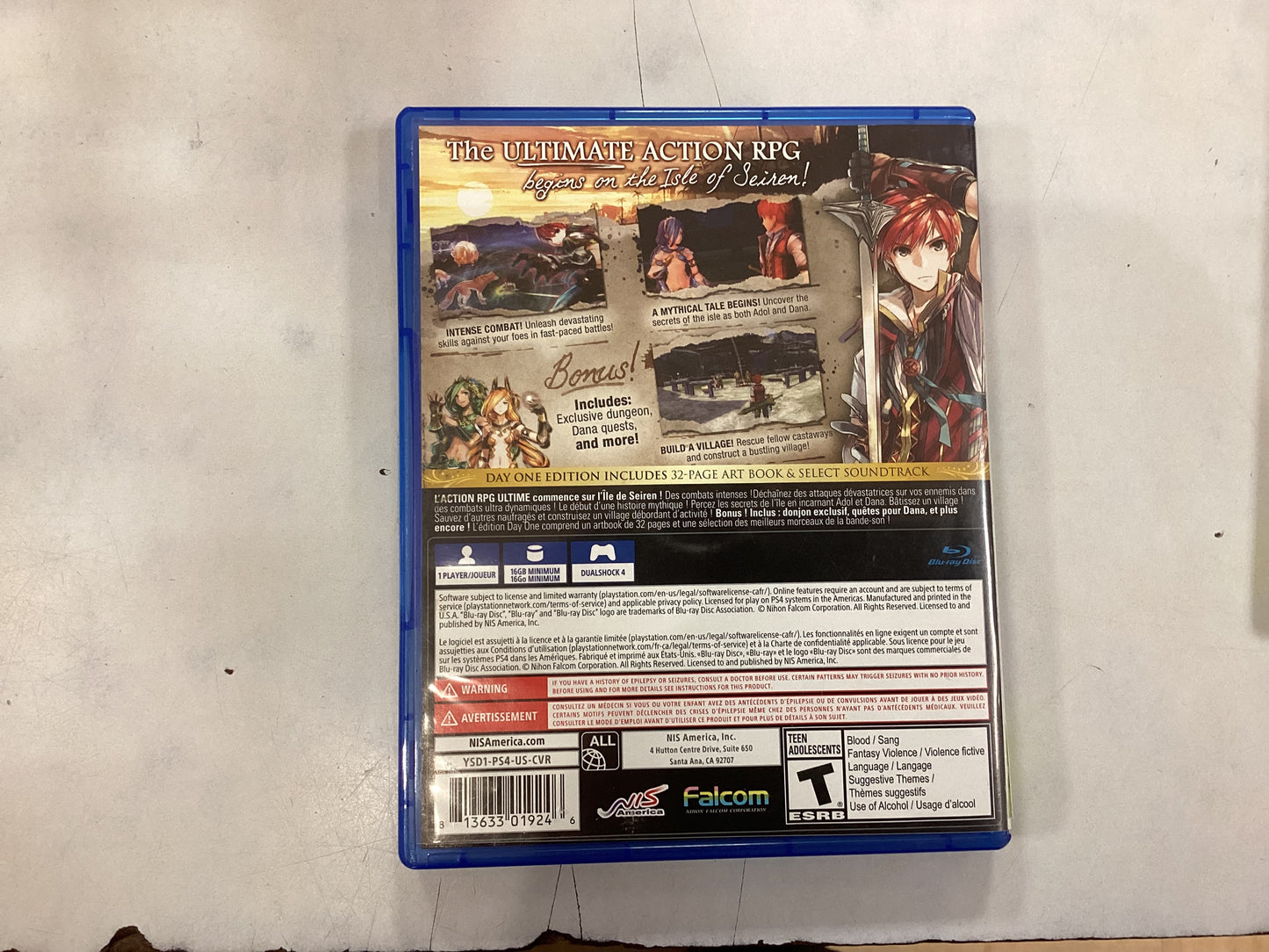 YS VIII Lacrimosa of Dana - PS4 - Used