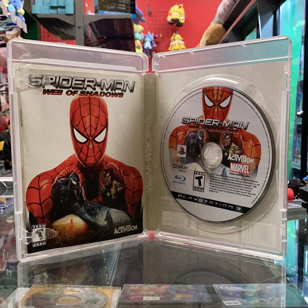 Spiderman Web of Shadows - PS3 Game- Used