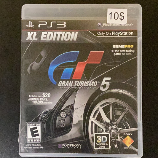 Gran Turismo 5 XL Edition - PS3 Game - Used