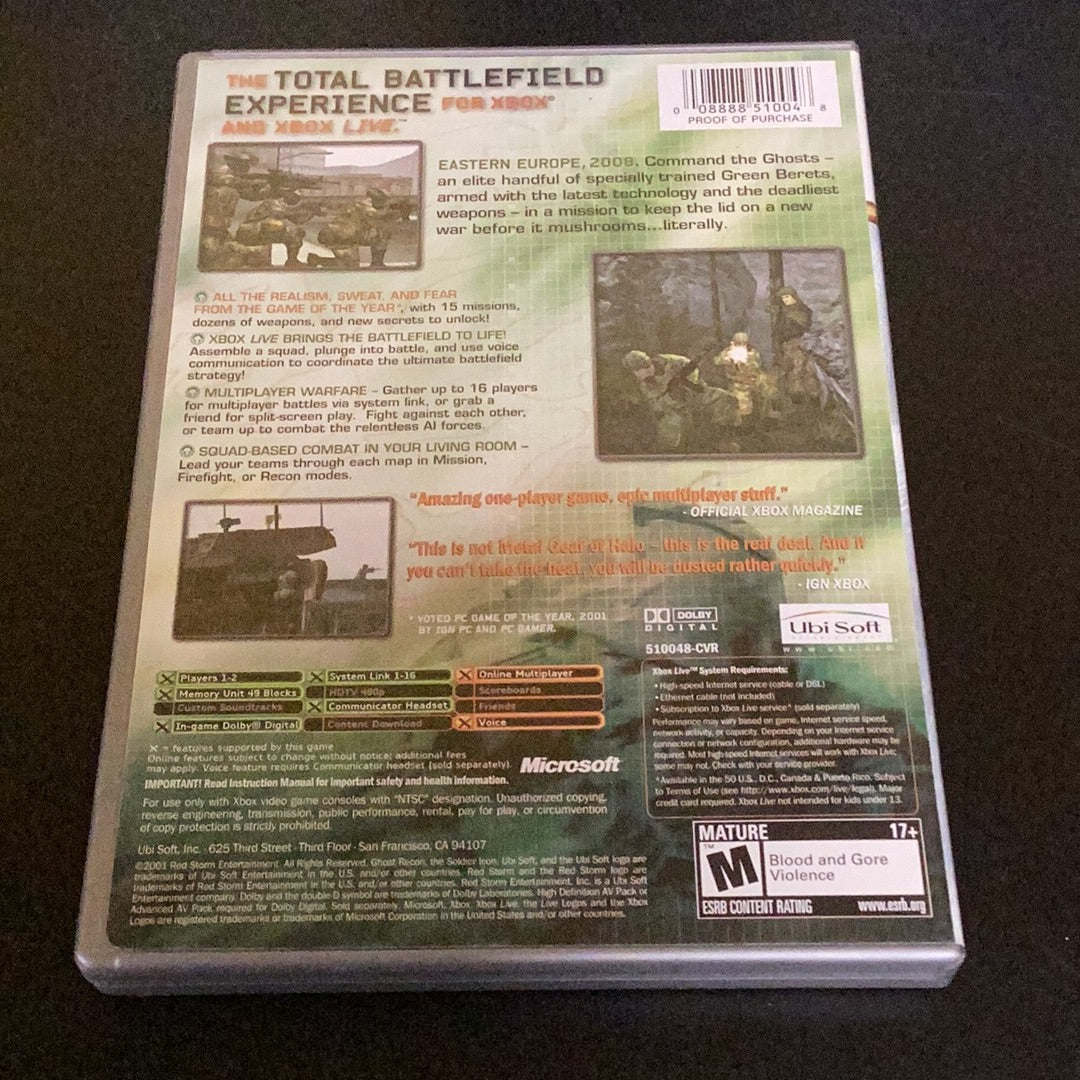 Tom Clancy’s Ghost Recon - xbox - used