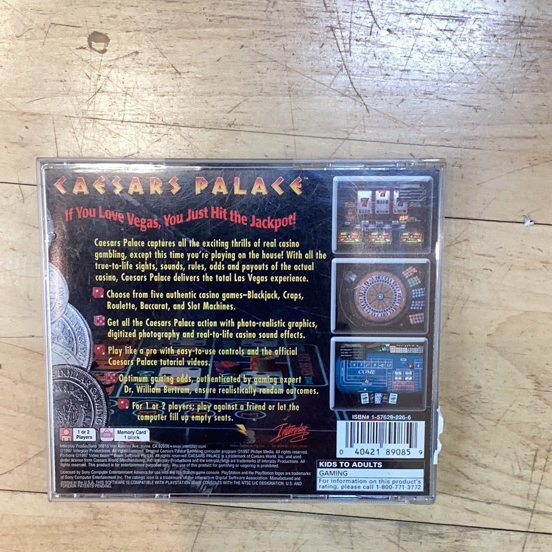 Caesars Palace - PS1 - Used