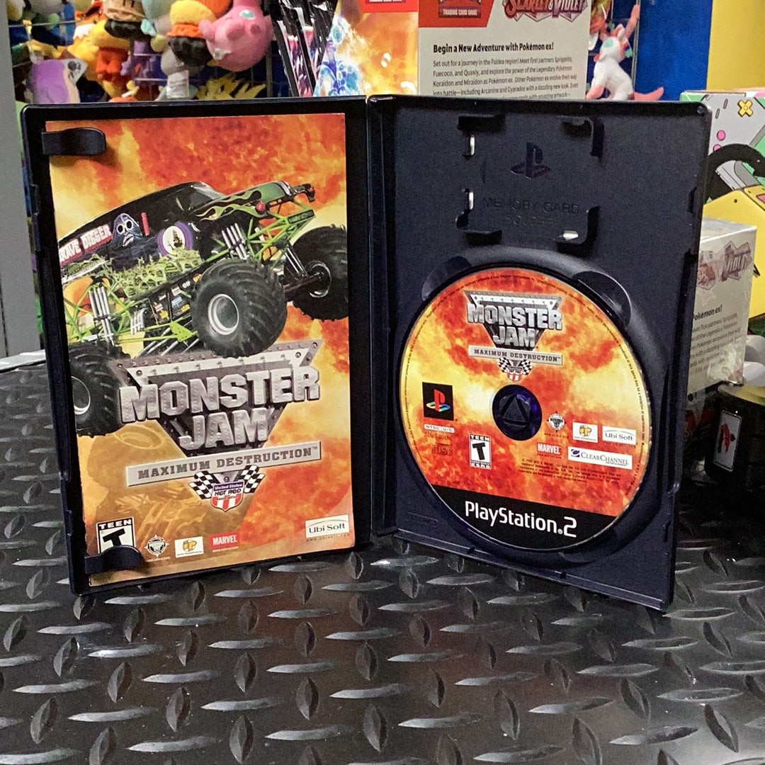 Monster Jam Maximum Destruction - PS2 Game - Used