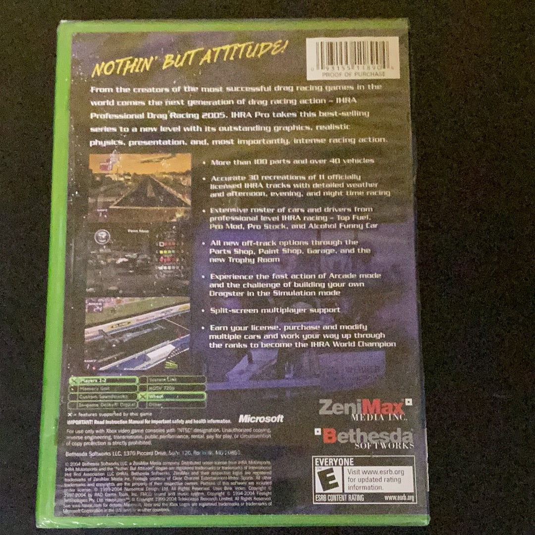 IHRA Motorsports Professional Drag Racing 2005 - Xbox - Sealed