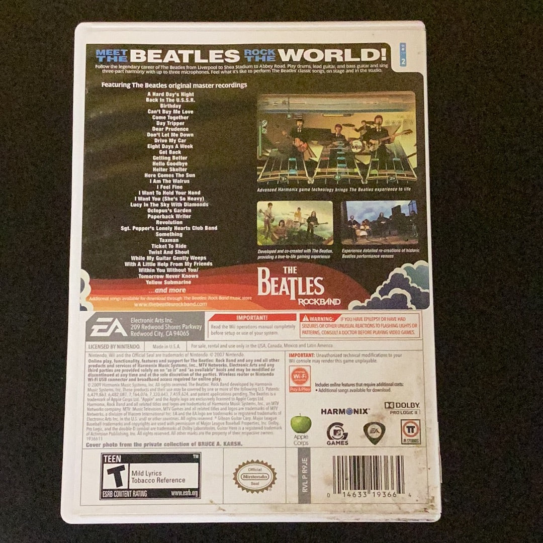 The Beatles Rockband - Wii - Used