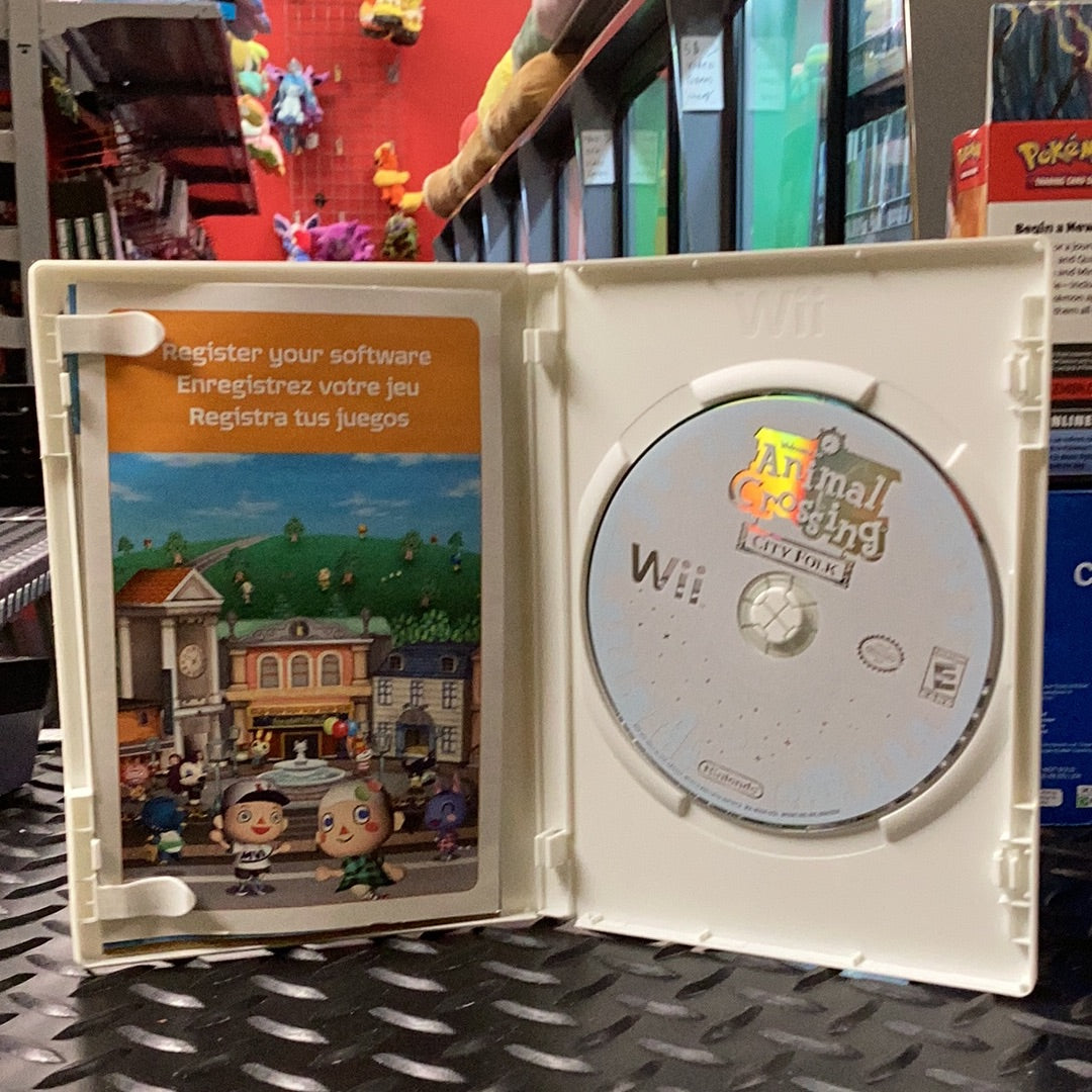 Animal Crossing City Folk - Wii - Used