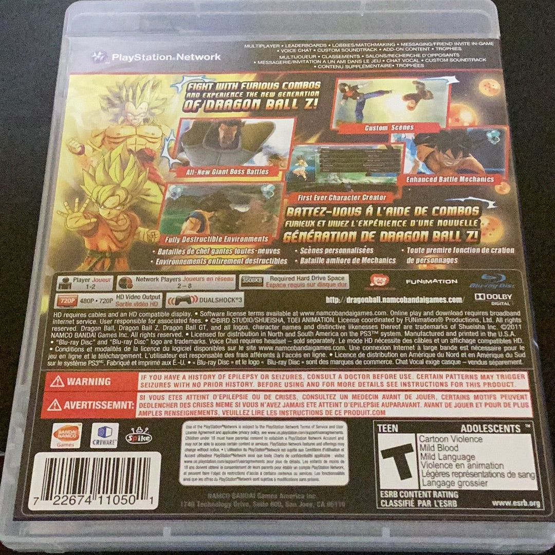 DragonBall Z Ultimate Tenkaichi - PS2 Game - Used