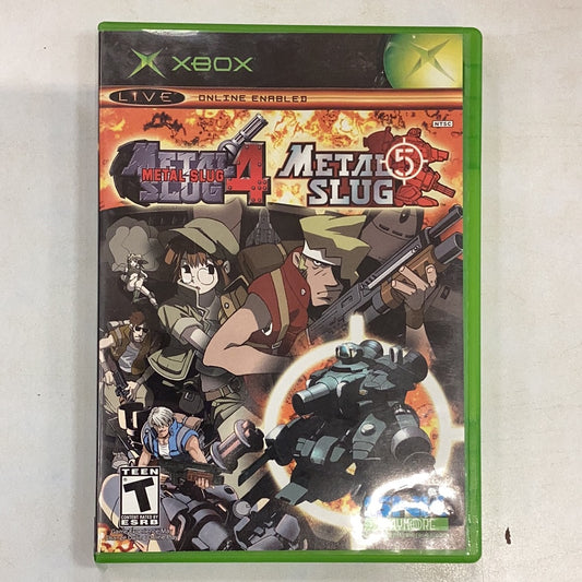 Metal Slug 4 & Metal Slug 5 - Xbox - Used