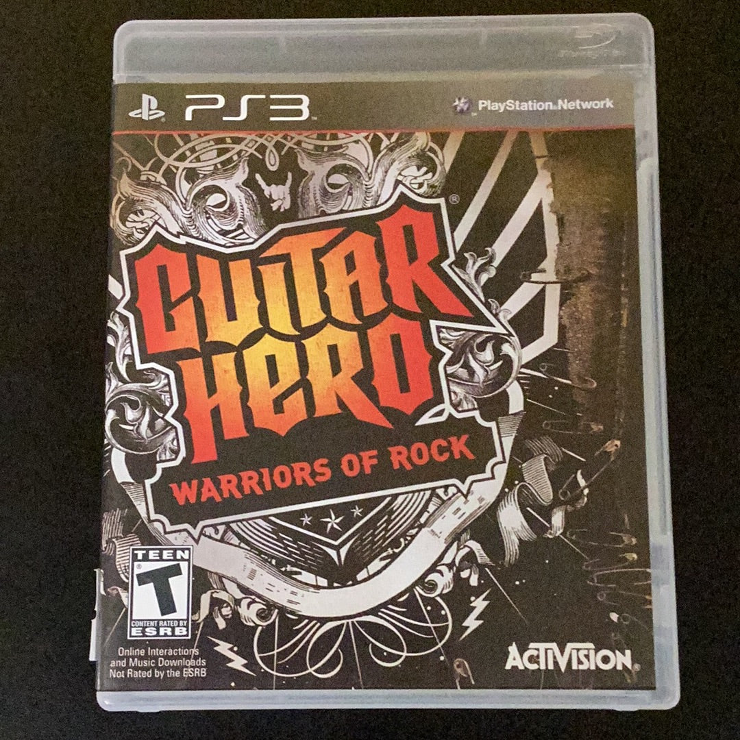 Guitar Hero Warriors of Rock - PS3 Game - Used