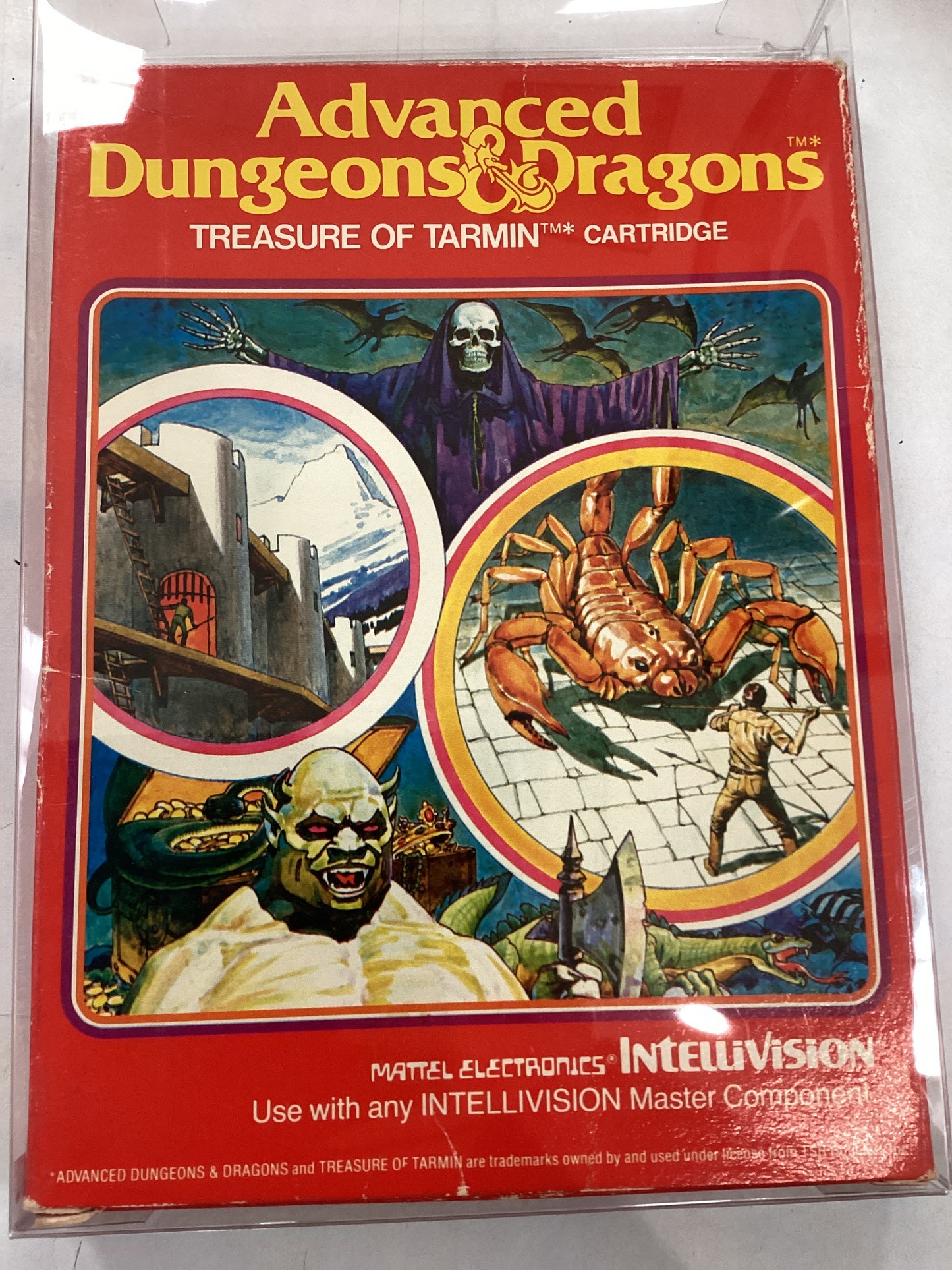 Advanced Dungeons & Dragons Treasure of Tarmin -Intellivision - Used