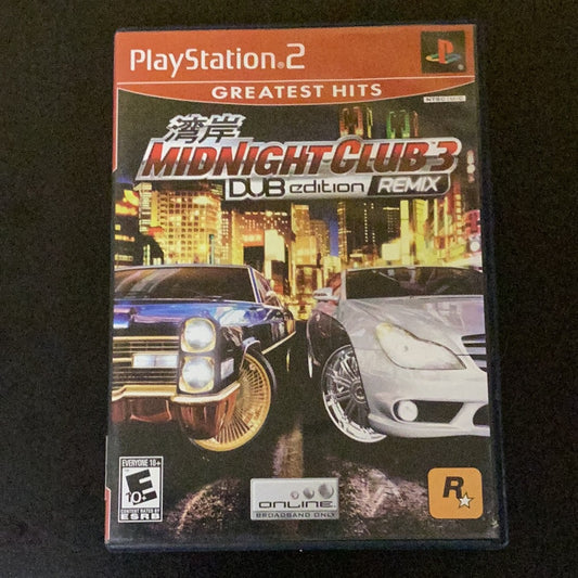 Midnight Club 3 DUB Edition Remix - PS2 Game - Used