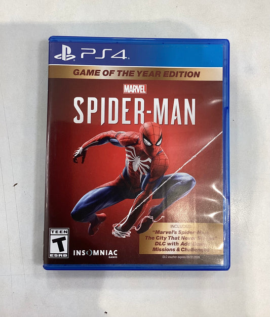 Spiderman GOTY - PS4- Used