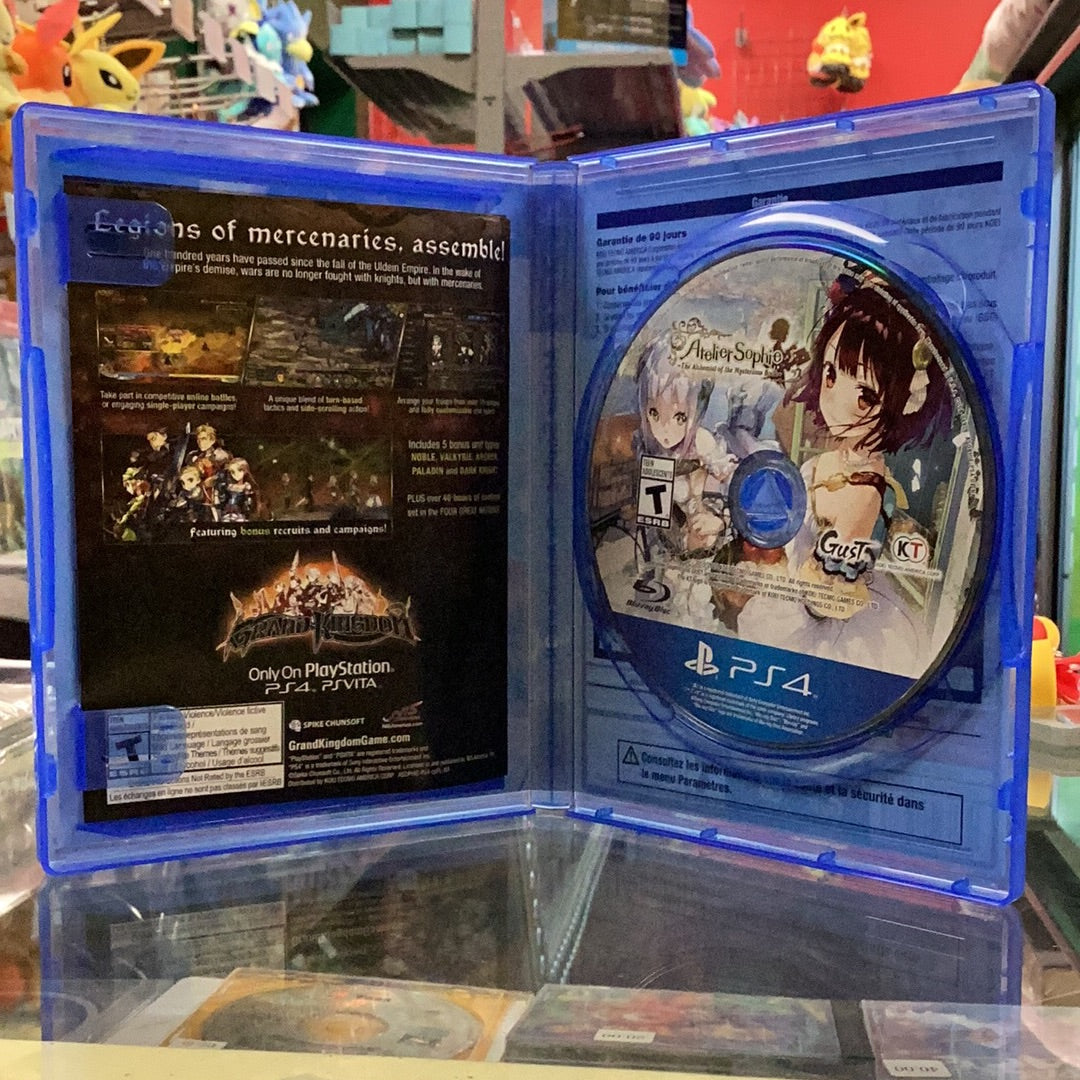Atelier Sophie The Alchemist of the Mysterious Book - PS4 Game - Used