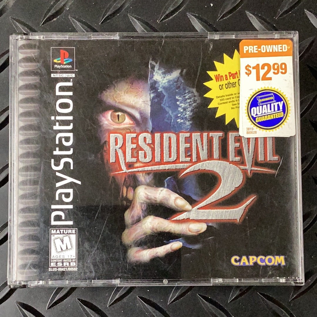 Resident Evil 2 - PS1 Game - Used