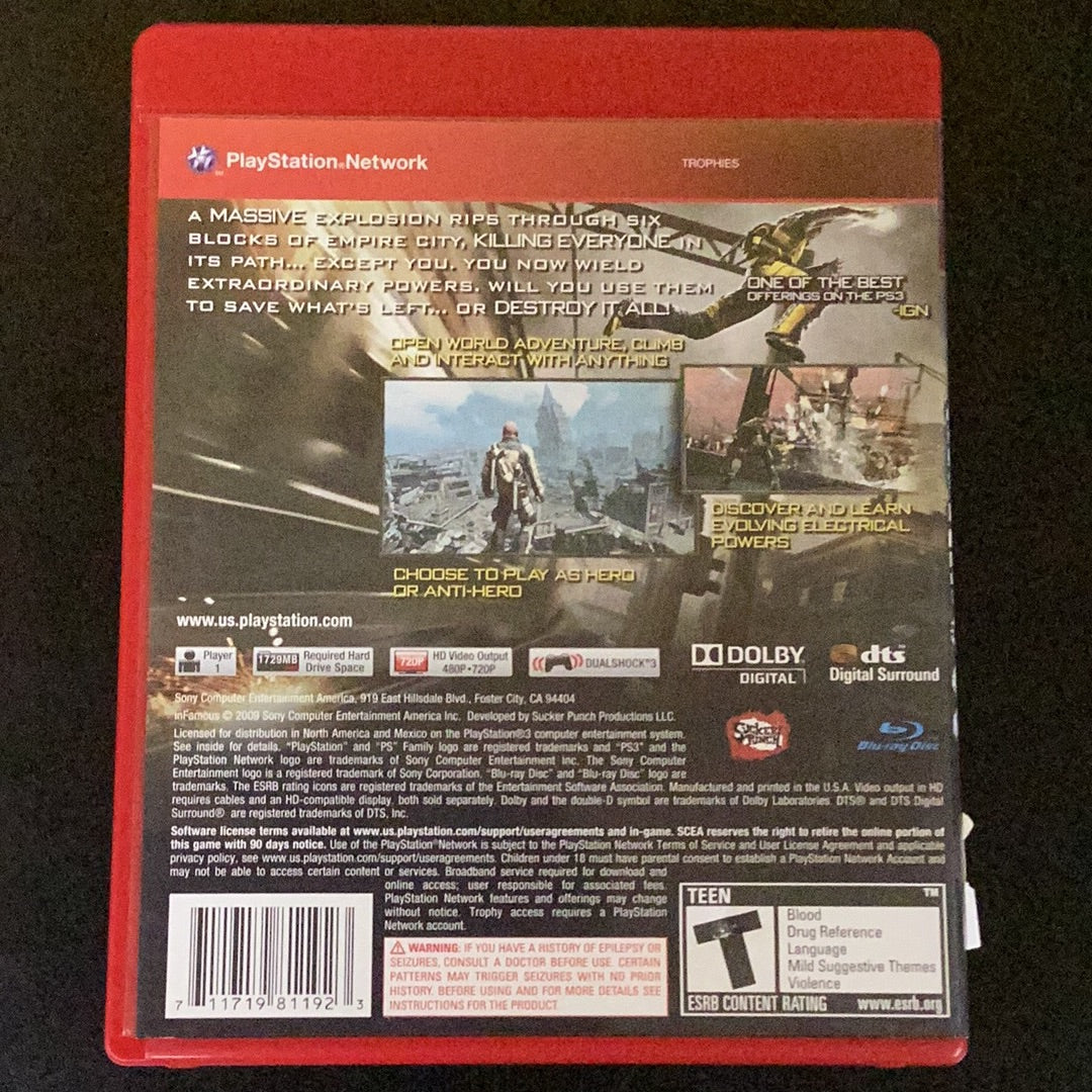 Infamous (Greatest Hits) - PS3 Game - Used