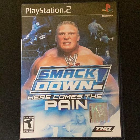 WWE Smackdown Here comes the Pain - PS2 Game - Used
