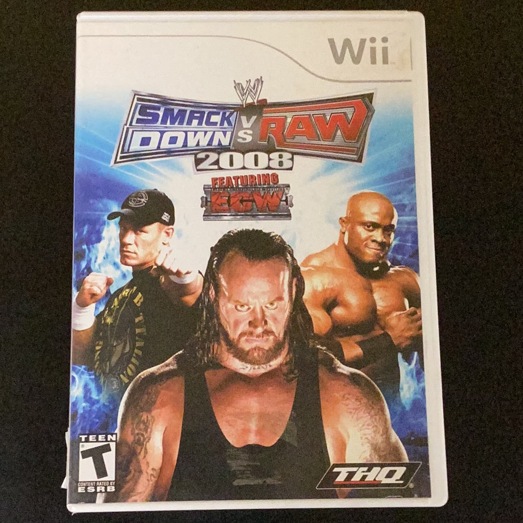 Smackdown Vs Raw 2008 - Wii - Used