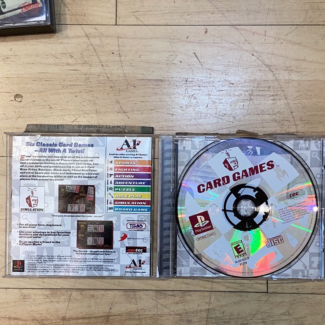 Card Games - PS1 - Used