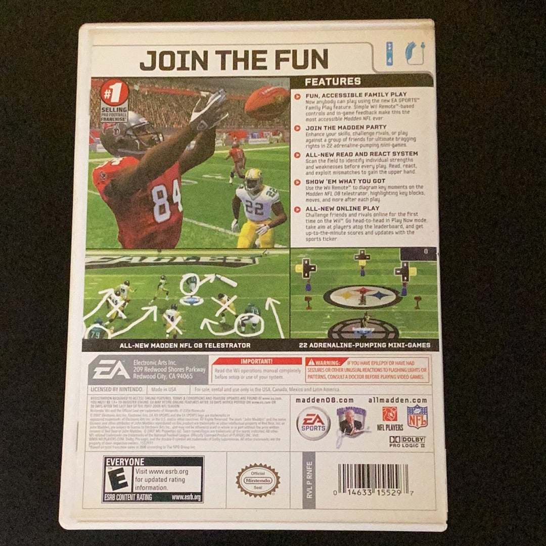 Madden 08 - Wii - Used