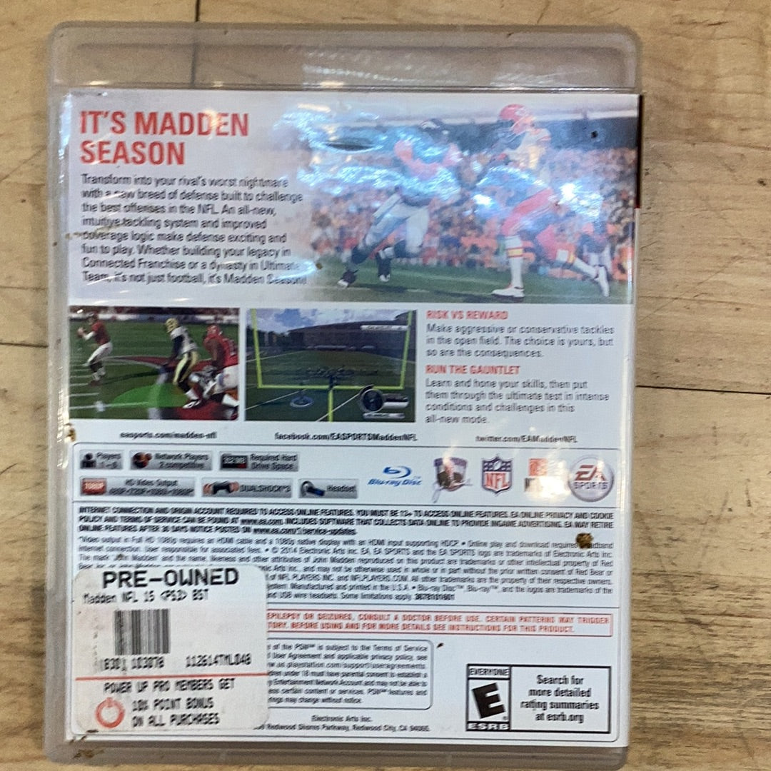 Madden 18 - PS3 - Used