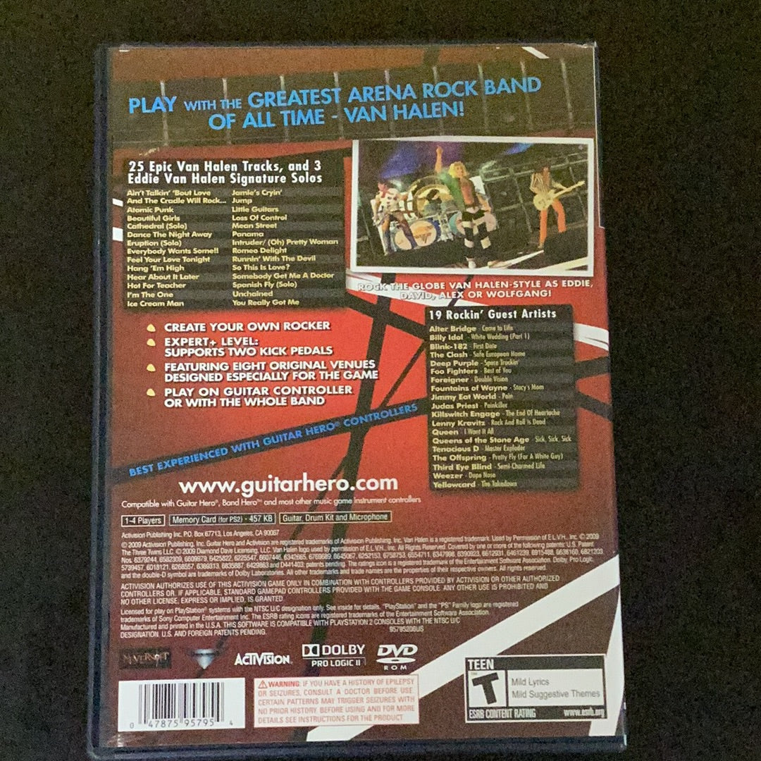 Guitar Hero Van Halen - PS2 Game - Used