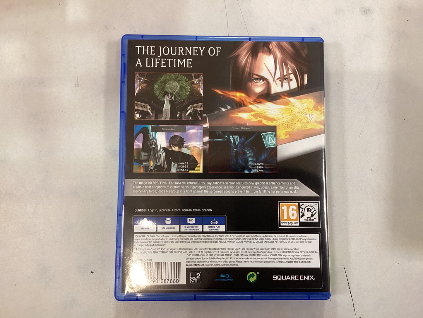 Final Fantasy VIII: Remastered - PS4 - Used