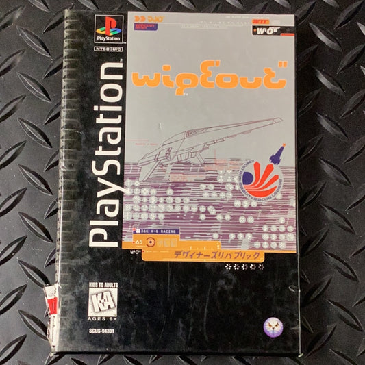 Wipeout (Longbox) - PS1 Game - Used