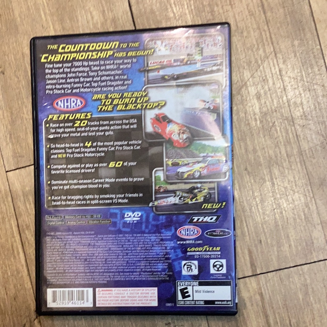 NHRA Drag Racing Countdown to The Championship -PS2- Used