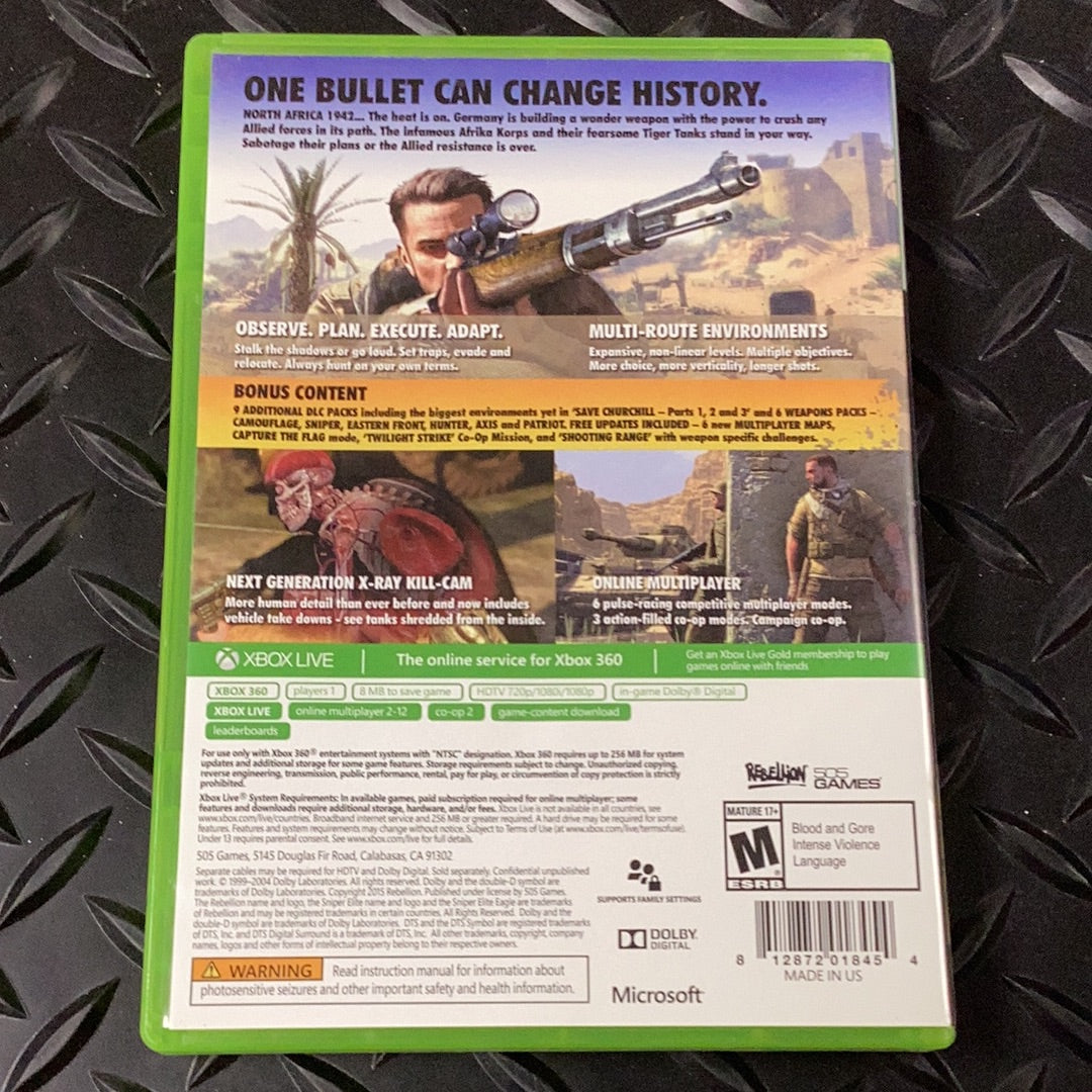 Sniper Elite 3 Ultimate Edition - Xb360 - Used