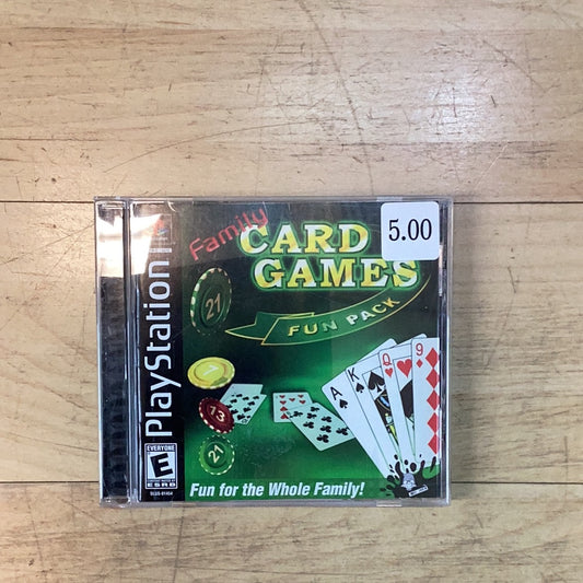 Family Card Games - PS1 - Used