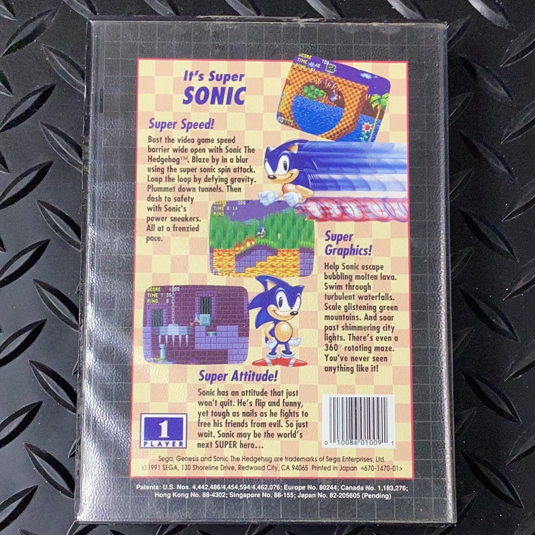 Sonic The Hedgehog (Not for Resale) - Genesis - Used