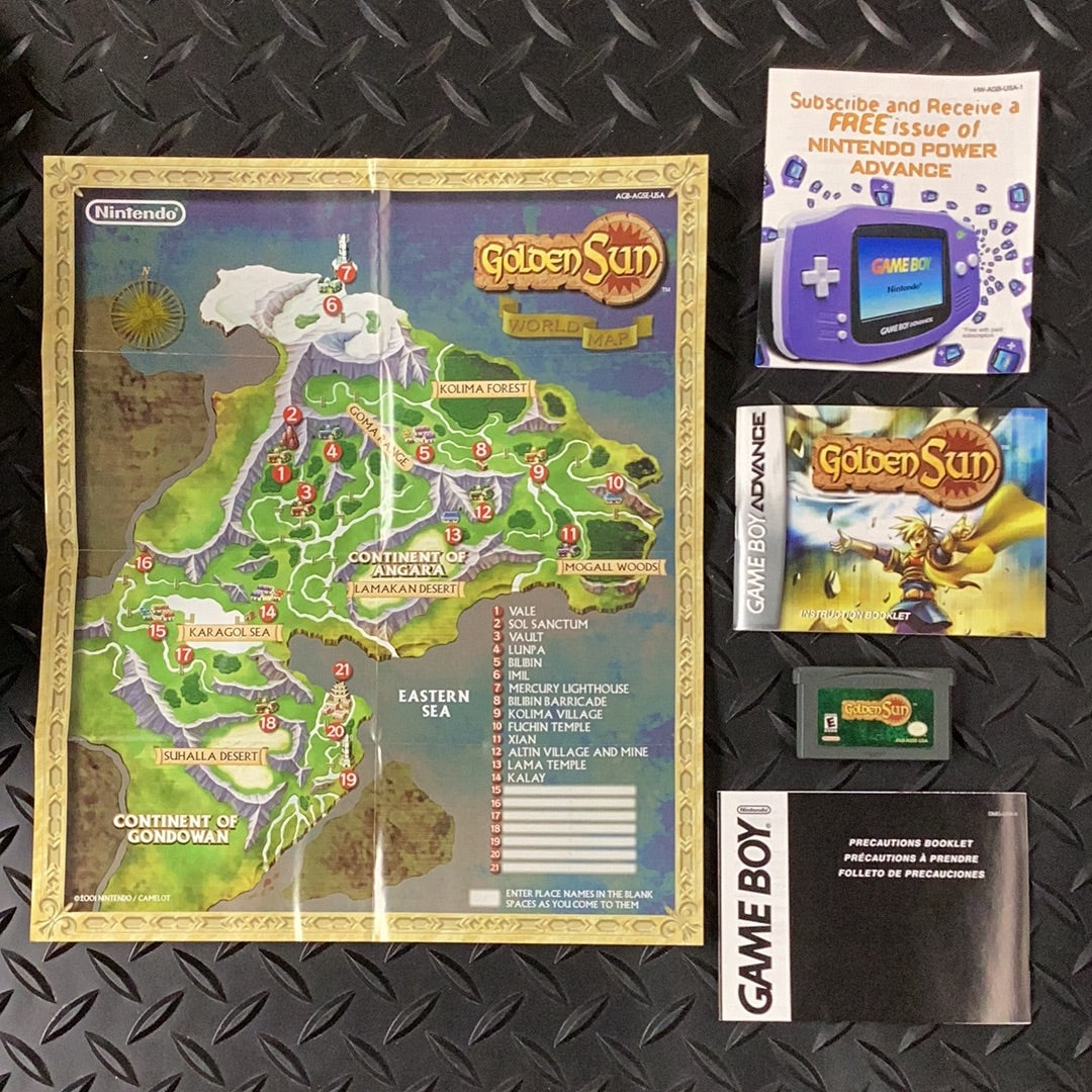 Golden Sun - GBA - Used